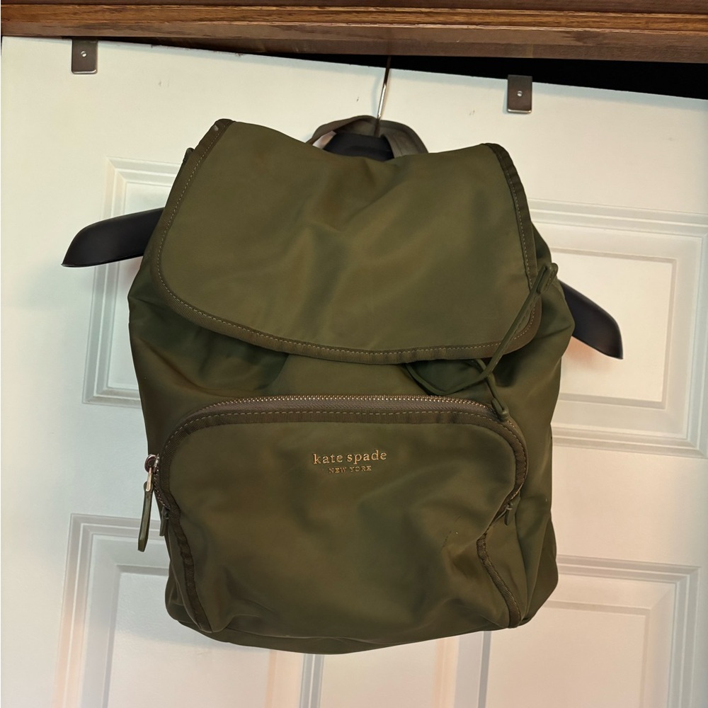 Kate Spade oliveGreen Backpack
